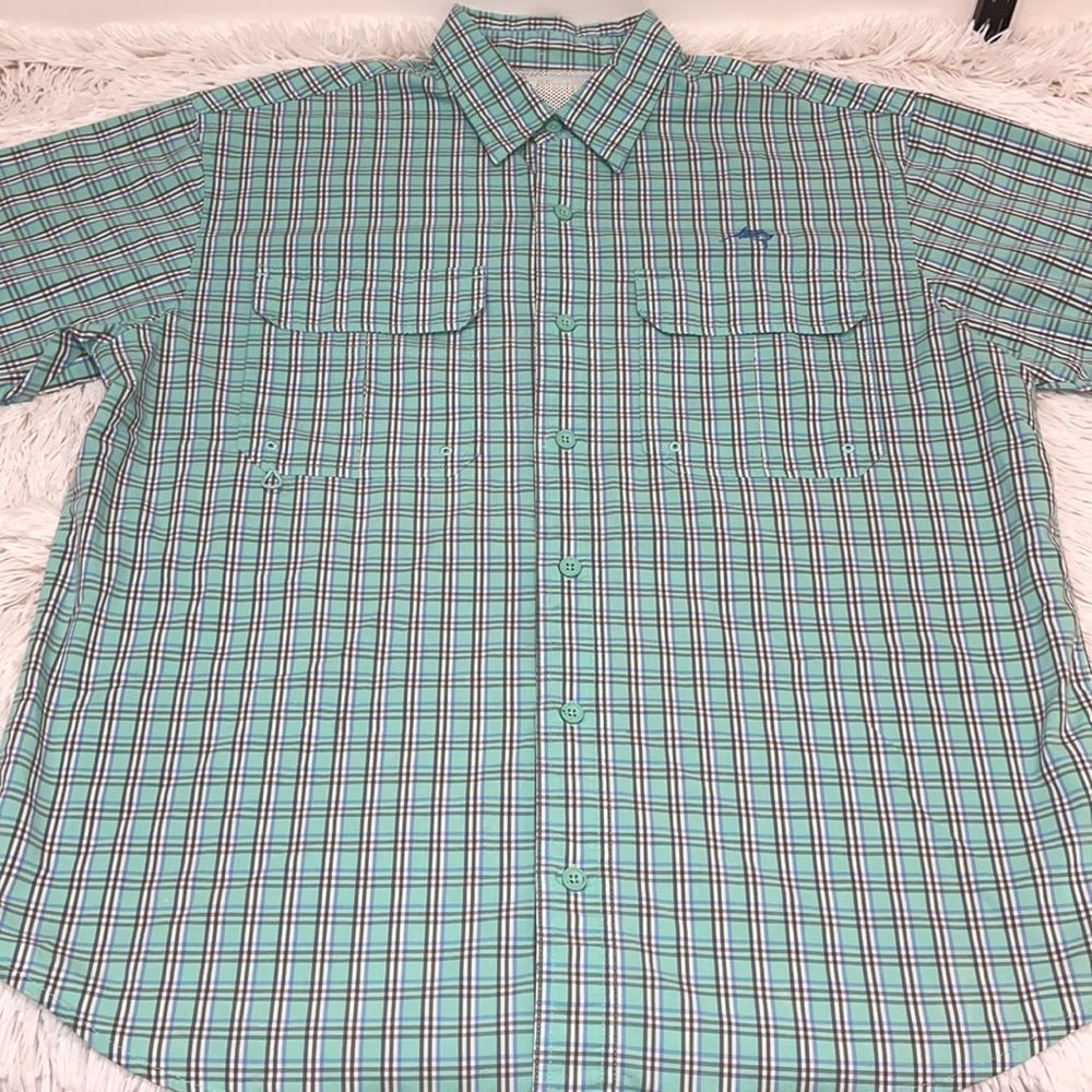 Worldwide Sportsman L Plaid Button Down